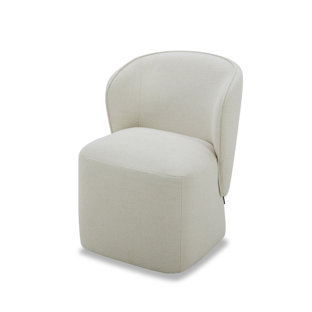VIG Furniture Modrest Souza - Modern Beige Fabric Swivel Dining Chair VGKK-KF.Y1256-BGE