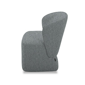 VIG Furniture Modrest Souza - Modern Grey Fabric Swivel Dining Chair VGKK-KF.Y1256-GRY