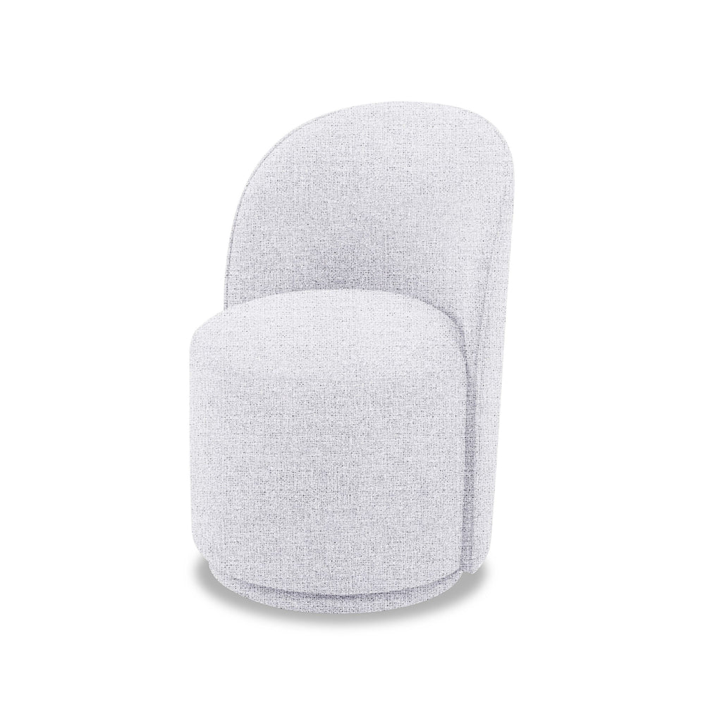 VIG Furniture Modrest Correa - Modern White Fabric Swivel Dining Chair VGKK-KF.Y1179-WHT