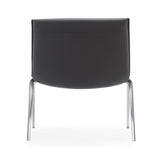 VIG Furniture Modrest Cedric - Modern Black Vegan Leather Accent Chair VGFU-F2313-BLK