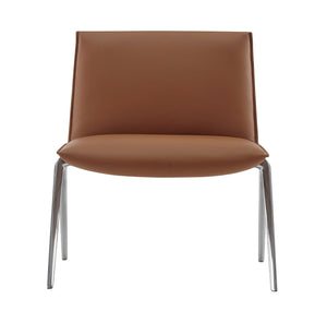 VIG Furniture Modrest Cedric - Modern Camel Vegan Leather Office Side Chair VGFU-F2313-CML