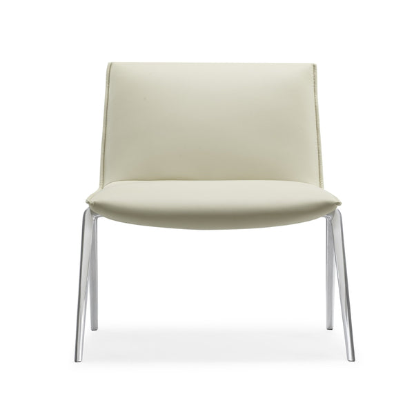 VIG Furniture Modrest Cedric - Modern White Vegan Leather Accent Chair VGFU-F2313-WHT