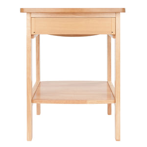 Winsome Wood Claire Curved Nightstand - Elegant Accent Table With Drawer, Natural Wood Finish For Any Home Decor Natural Solid ,Composite Wood 82218-winsome-wood