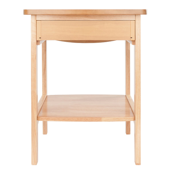 Winsome Wood Claire Curved Nightstand - Elegant Accent Table With Drawer, Natural Wood Finish For Any Home Decor Natural Solid ,Composite Wood 82218-winsome-wood