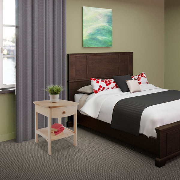 Winsome Wood Claire Curved Nightstand - Elegant Accent Table With Drawer, Natural Wood Finish For Any Home Decor Natural Solid ,Composite Wood 82218-winsome-wood