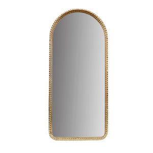 JLA Home Madison Park - Gold Arched Wall Mirror with Dazzling Gold Finish, Ready-to-Hang Decorative Accent for Entryways MP95F-0327
