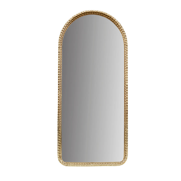 JLA Home Madison Park - Gold Arched Wall Mirror with Dazzling Gold Finish, Ready-to-Hang Decorative Accent for Entryways MP95F-0327