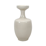 Lilys White Ceramic Vase-Large Opening 8223-2