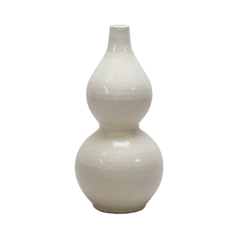 Lilys White Ceramic The Gourd Bottle 8223-4