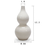 Lilys White Ceramic The Gourd Bottle 8223-4