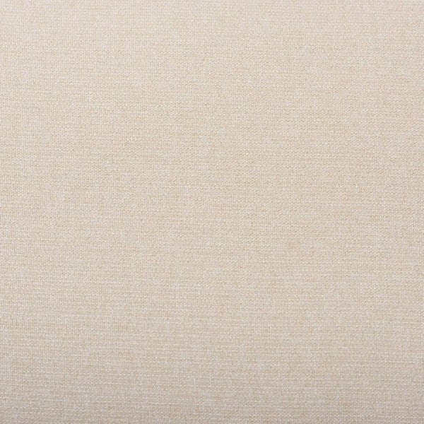 Baxton Studio Baxton Studio Sandrine Modern Light Beige Ottoman with Walnut Legs - Stylish, Compact & Versatile BBT5318-Light Beige