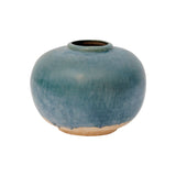 Lilys Green Vintage Style Ceramic Round Pot (Size And Finish Vary) 8224-6