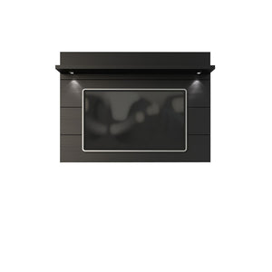 Cabrini Floating Wall TV Panel 1.8 in Black Matte 82253 Manhattan Comfort