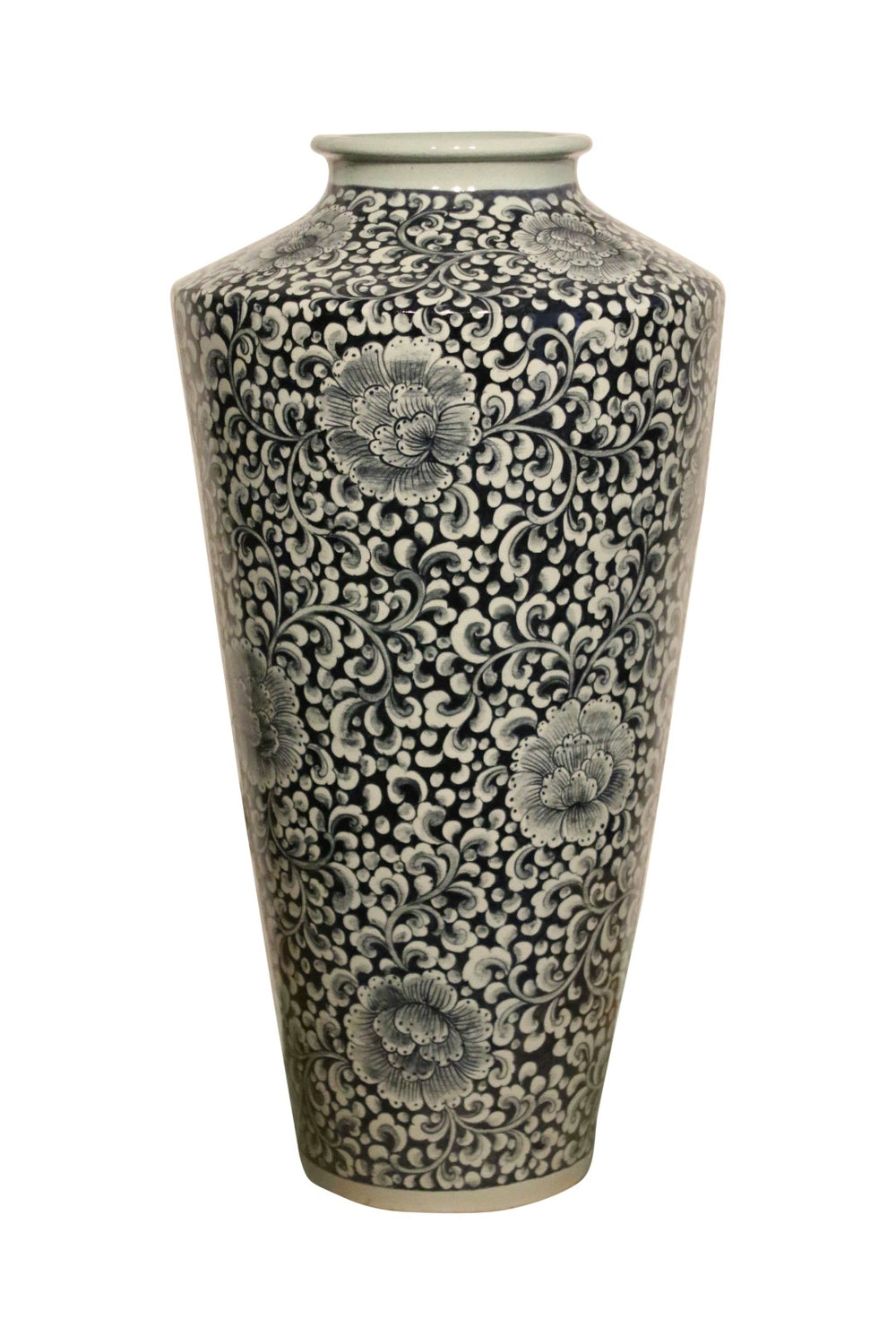 Lilys Hand Painted Celadon Vase-Kha Lhong Large 8226-L