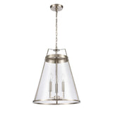 Judy 16'' Wide 3-Light Pendant - Satin Nickel 82265/3 Elk Lighting