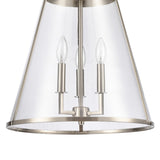 Judy 16'' Wide 3-Light Pendant - Satin Nickel 82265/3 Elk Lighting