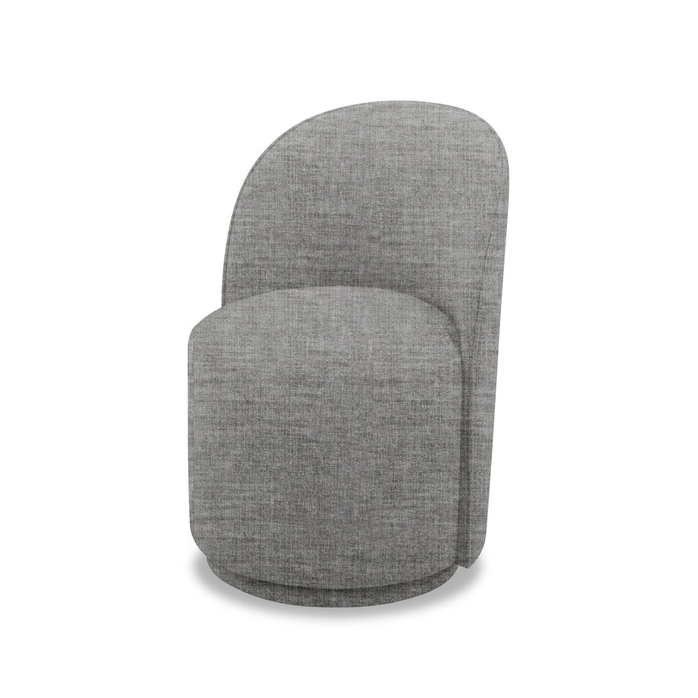 VIG Furniture Modrest Correa - Modern Dove Grey Fabric Swivel Dining Chair VGKK-KF.Y1179-DOVE