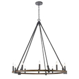 Harwell 49.5'' Wide 10-Light Chandelier - Antique Millwood 82288/10 Elk Lighting