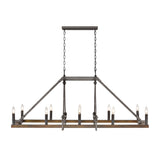 Harwell 56'' Wide 10-Light Linear Chandelier