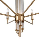 Serena 34'' Wide 6-Light Chandelier - Satin Brass 82296/6 Elk Lighting