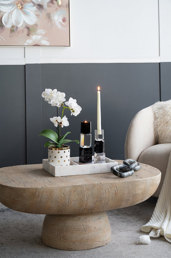 English Elm 2.4X2.4X9.4" Black And Clear Tealight Candle Holder Set – Modern Ambiance For Home & Events, 6Ea/Ctn W2078P390745