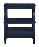 Comfort Pointe Newton Midnight Blue Storage Nightstand Midnight Blue