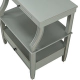 Comfort Pointe Newton Antique Grey Storage Nightstand Antique Grey