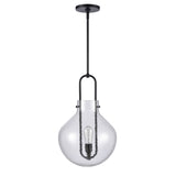 Monica 13'' Wide 1-Light Pendant - Matte Black 82303/1 Elk Lighting