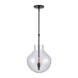 Monica 13'' Wide 1-Light Pendant - Matte Black 82303/1 Elk Lighting