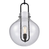 Monica 13'' Wide 1-Light Pendant - Matte Black 82303/1 Elk Lighting