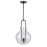 Monica 13'' Wide 1-Light Pendant - Matte Black 82303/1 Elk Lighting