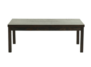 English Elm Espresso 3-Piece Coffee Table Set with Pine Wood Top, Sturdy Espresso Finish, Classic Living Room Elegance B011P237480