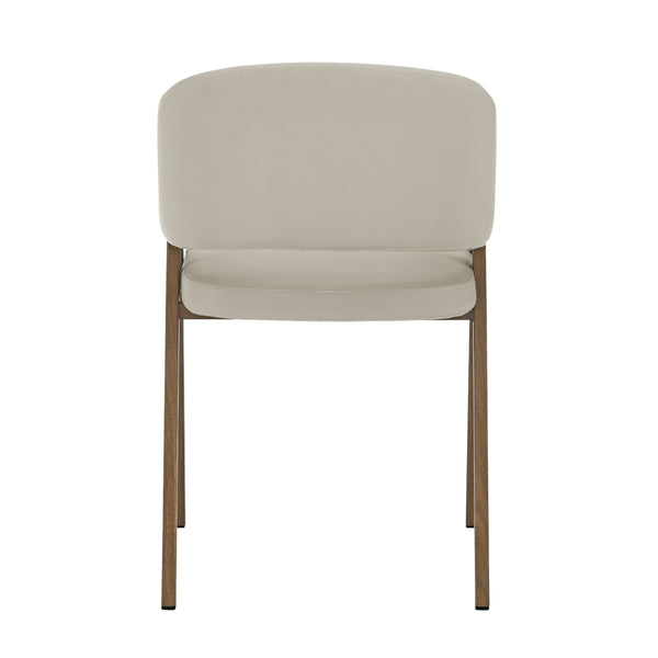 VIG Furniture Modrest Marcus - Modern Light Grey Vegan Leather Dining Chair (Set of 2) VGEW-F3248BC-GRY