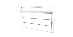 Cabrini Floating Wall TV Panel 2.2 in Maple Cream 82354 Manhattan Comfort