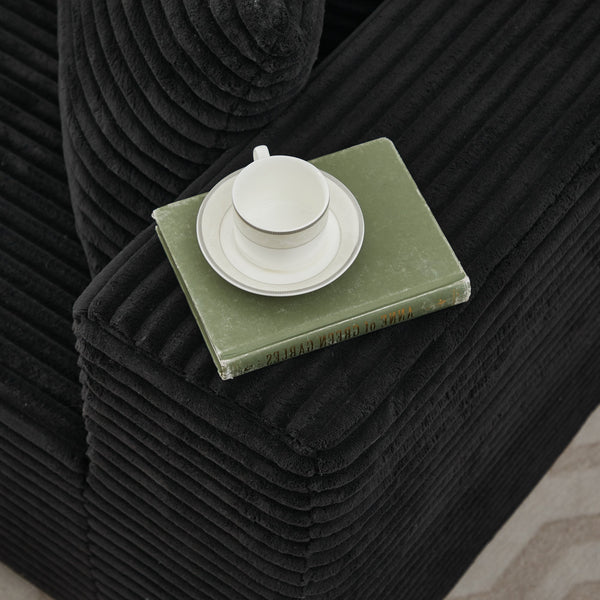 English Elm 106" Cloud Sectional Couch - Modular L-Shape With Left Chaise For Effortless Living Room Style W1143S00029