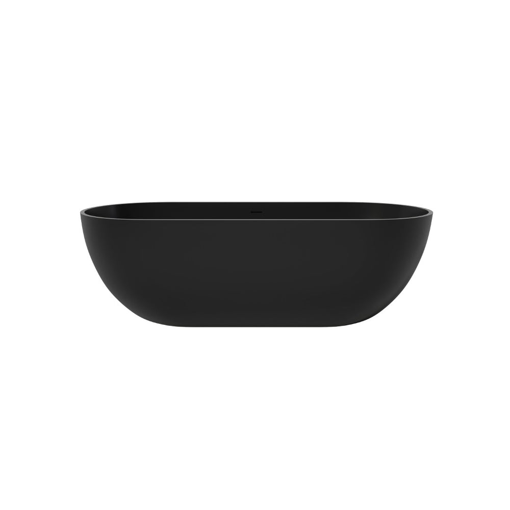 English Elm 69 Inch Freestanding Soaking Tub Eco Stone Resin Matte Spa Bath for Primary Suites T3785P353964