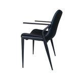 VIG Furniture Modrest Osprey - Modern Black Vegan Leather Dining Chair (Set of 2) VGHR-3568-N-BLK