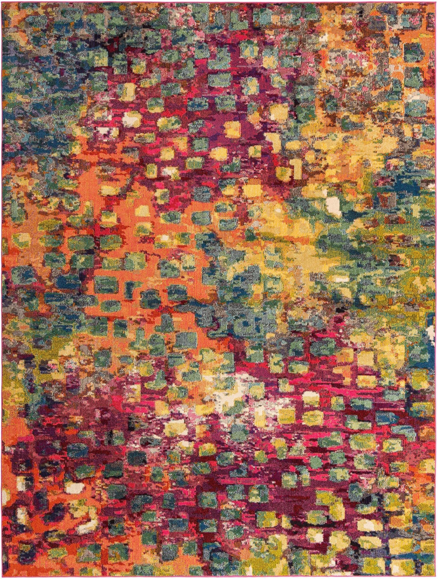 Jardin Abstract Area Rug - Durable, Stain-Resistant, and Versatile for