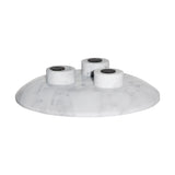 Lilys Laguna Marble Round Plate With Stand 16X16 8246-4