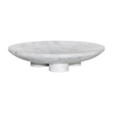 Lilys Laguna Marble Round Plate With Stand 16X16 8246-4