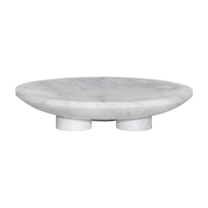 Lilys Laguna Marble Round Plate With Stand 16X16 8246-4