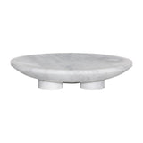 Lilys Laguna Marble Round Plate With Stand 16X16 8246-4