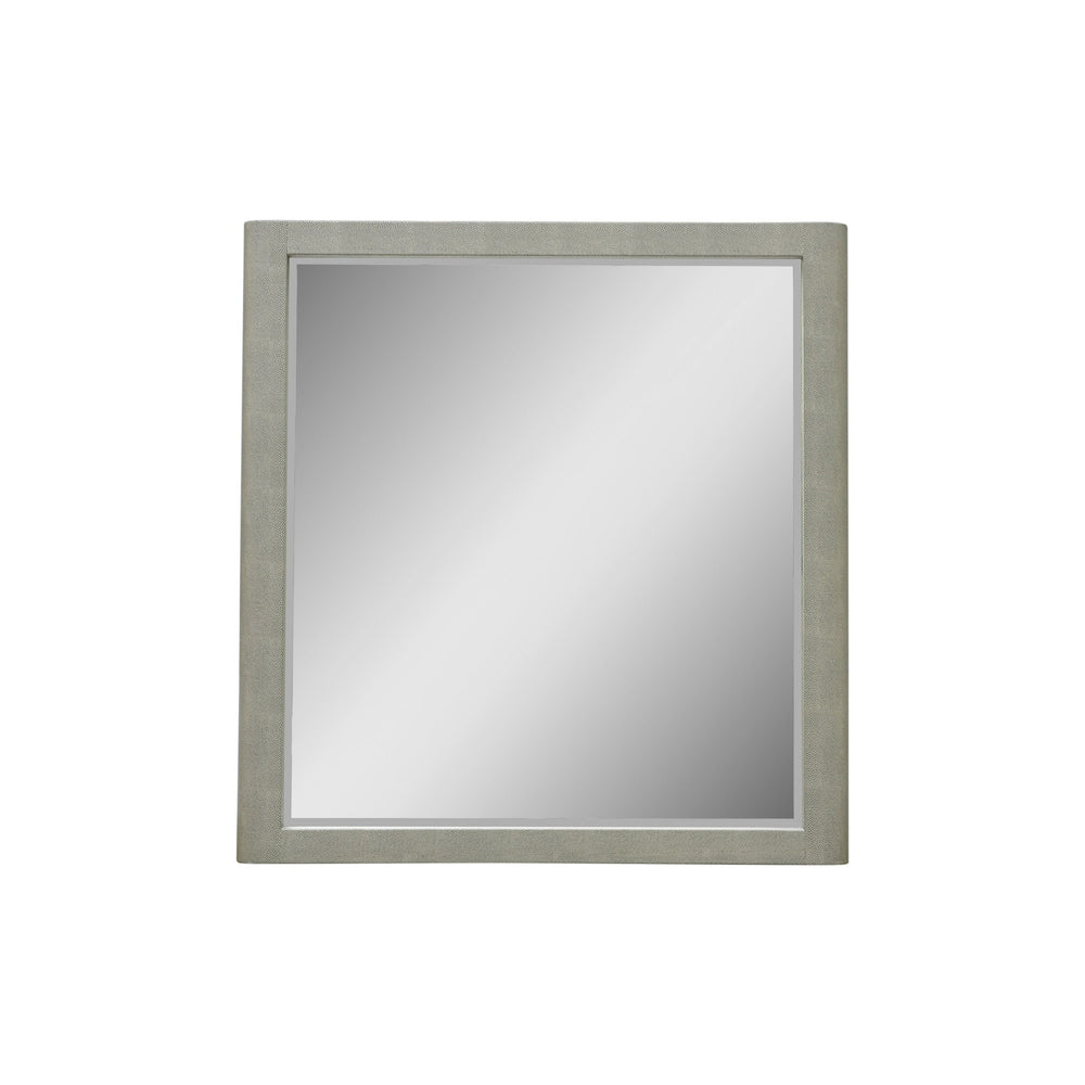 VIG Furniture Modrest Lois - Modern Beige Shagreen Mirror VGVC-J2408-M