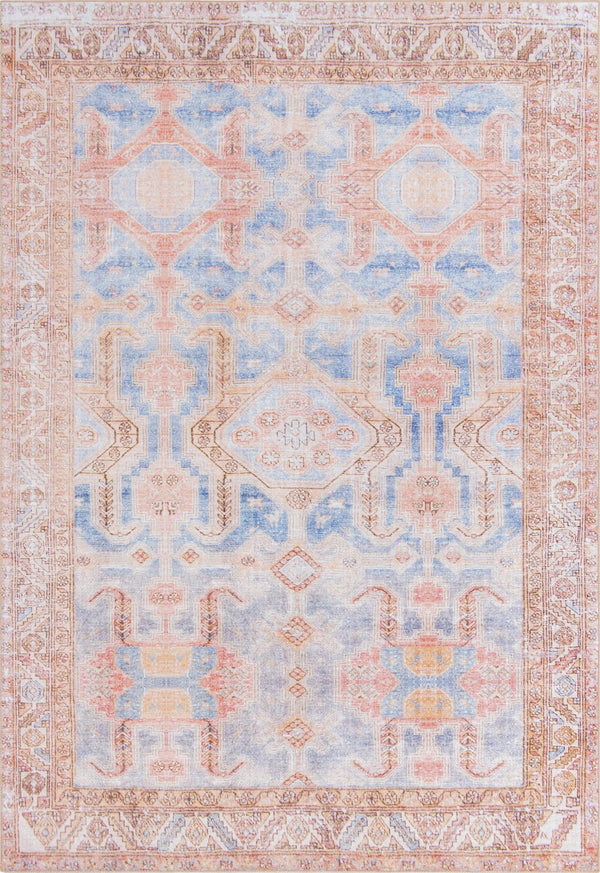 Unique Loom Timeless Judas Machine Made Medallion Rug Blue, Beige/Ivory 8' 4" x 12' 2"