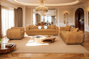 Vig Furniture Divani Casa Tiene - Stylish Orange 3-seat Sofa, Modern Comfort From China For Your Living Space Orange  Vgah-sf1011-3