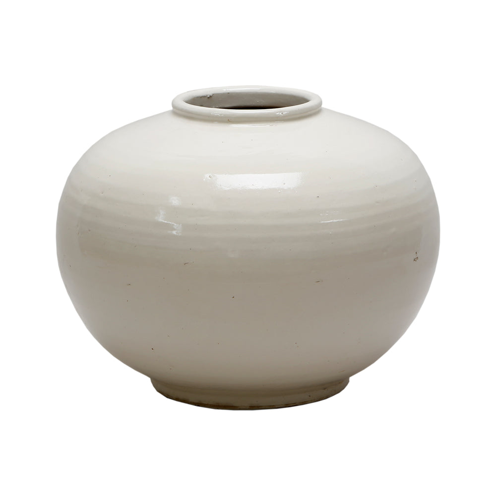 Lilys Creamy White Round Pot 8250-5