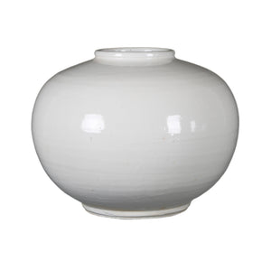 Lilys Creamy White Round Pot 8250-5