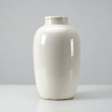 Lilys 17“ H Creamy White Tall Vase 8250-10
