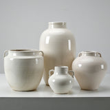 Lilys 17“ H Creamy White Tall Vase 8250-10