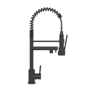 English Elm Bothwa Cupc Certified Single Handle Kitchen Faucet Tall Arc Stainless Steel Design Matt Black B2724P262363